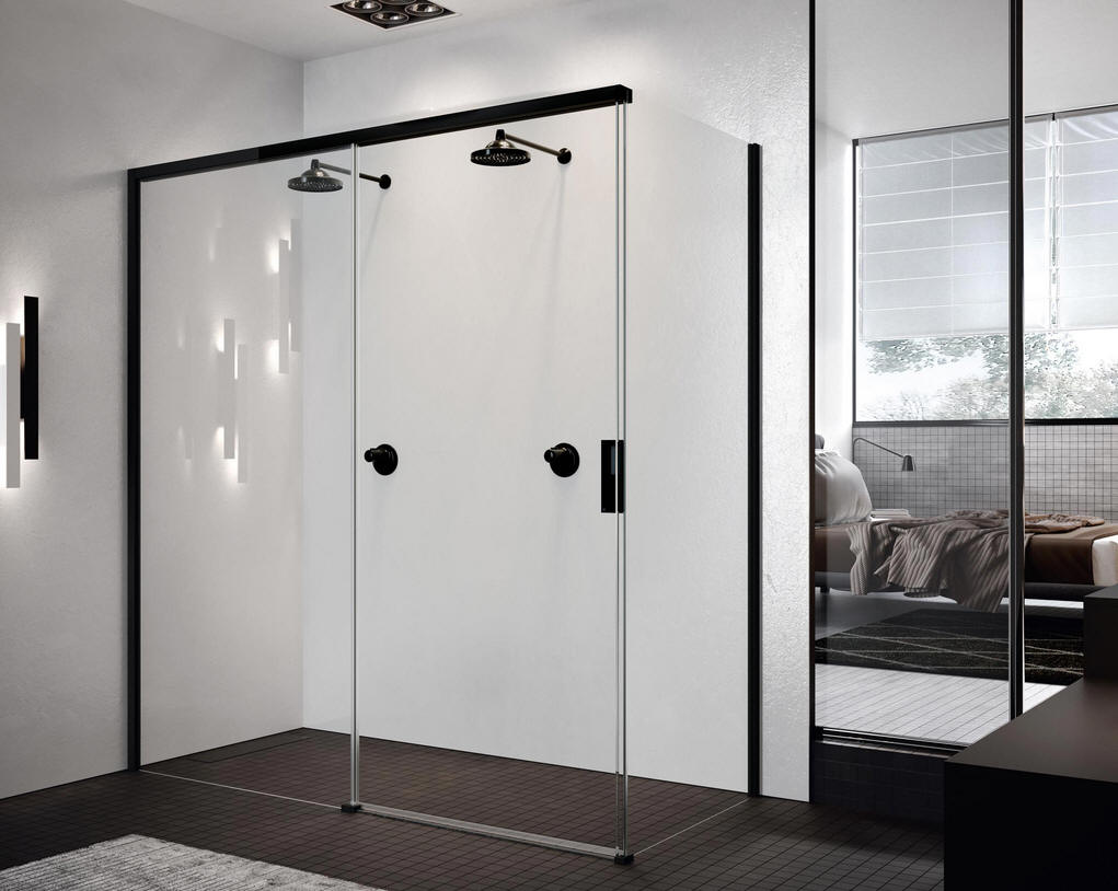 Novellini YOUNG 2.0 shower doors, fixed shower screens and shower